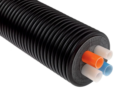 Pre-insulated Quadruple heating and sanitary pipe